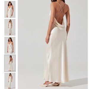 ASTR the Label – Maxime Pearl Strap Maxi Dress - XS